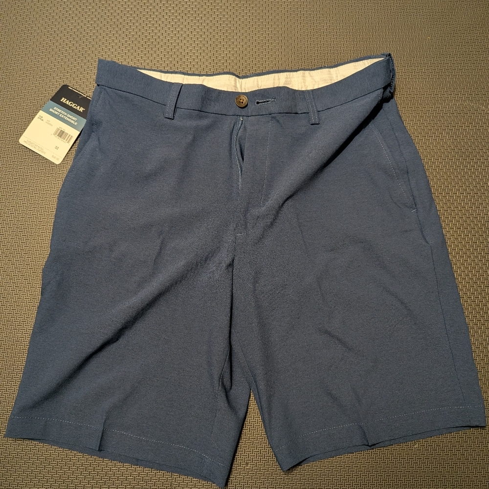Haggar Men's 32" Waist Stretch Shorts